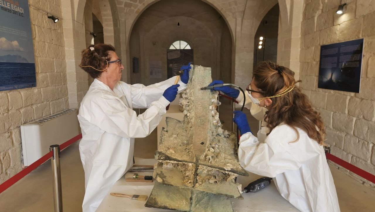 Laboratorio di archeologia subacquea all’ex Stabilimento Florio di Favignana: l’occasione per scoprire i tesori della Battaglia delle Egadi