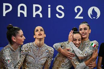 Parigi 2024, bronzo alle Farfalle della ritmica: oro alla Cina