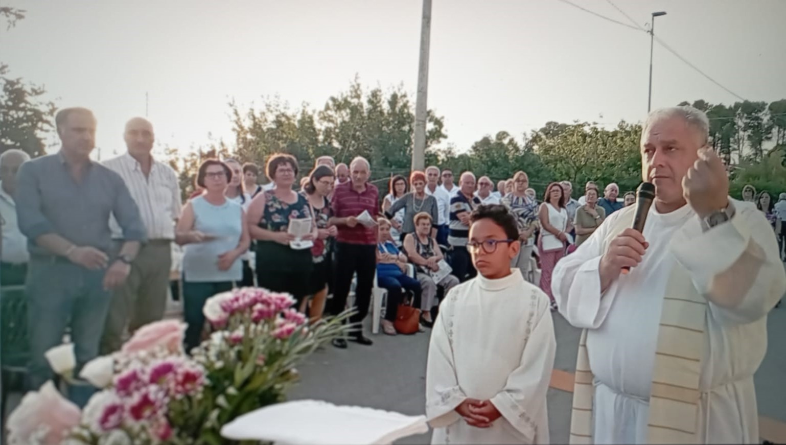 Mussomeli, festa Madonna delle Vigne. Messa all’aperto benedizione dei campi e invocazione per la pioggia