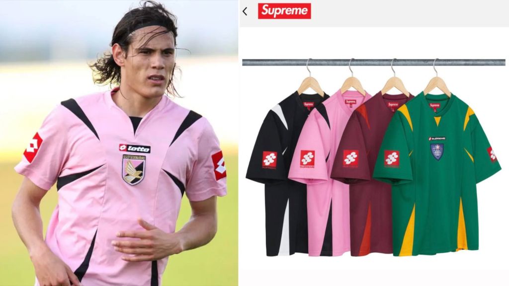 Riproduzione maglia Palermo 2006-2007 nella nuova collezione Supreme