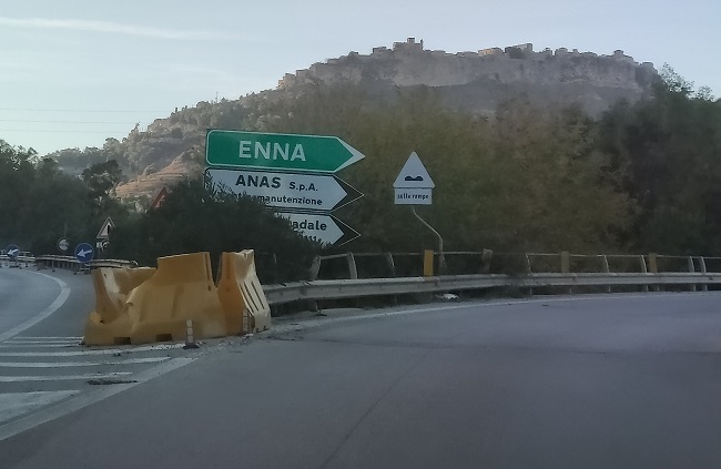 A19 Palermo – Catania. Anas: chiusura notturna per lavori sulla A19 Palermo – Catania a Enna in entrambe le direzioni