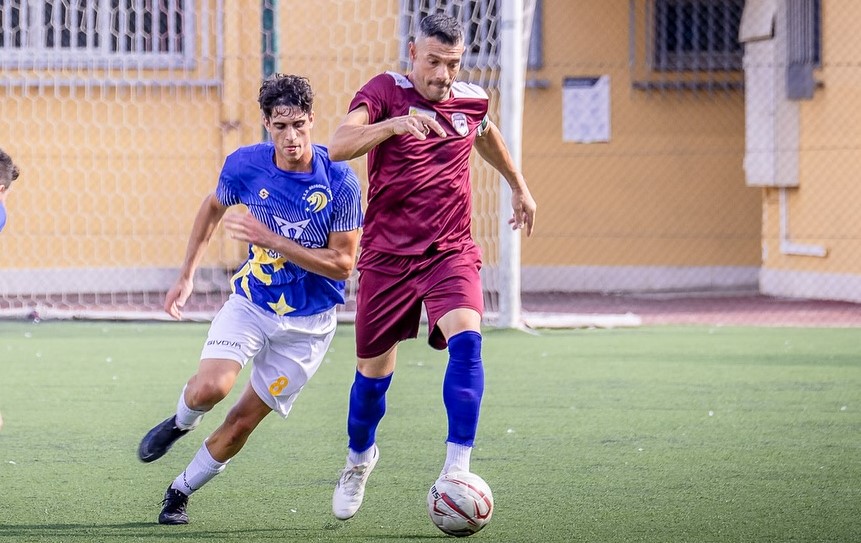 Promozione Girone C. Secondo pari esterno di fila per il Serradifalco 1-1 a Casteltermini: ancora Totò Di Marco decisivo