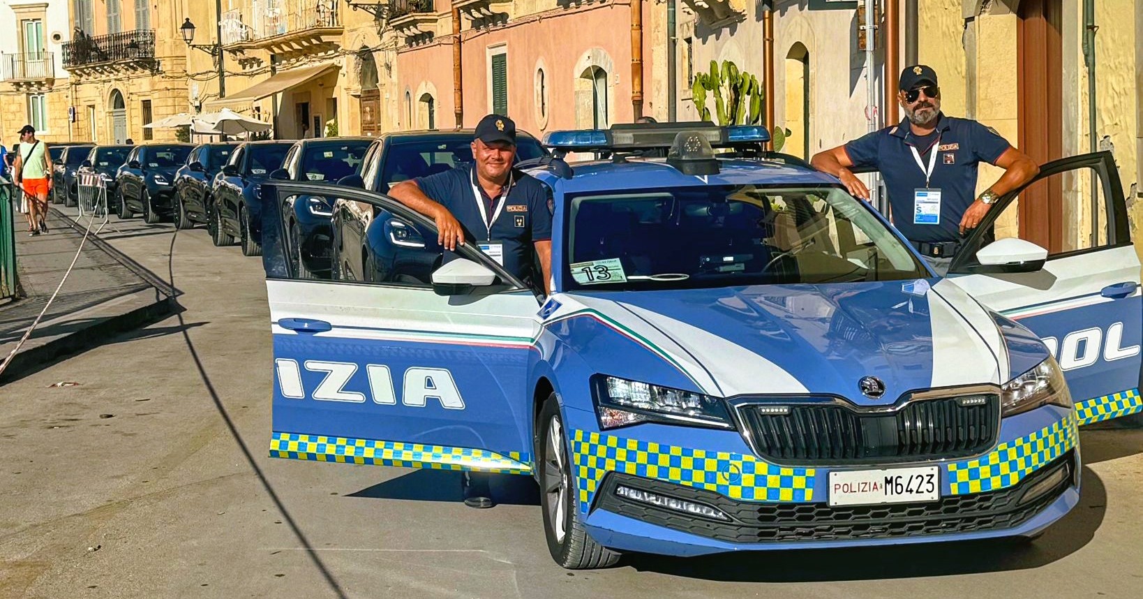 Caltanissetta. Gli agenti della sezione di Polizia Stradale a Siracusa quali apripista di una delle delegazioni che partecipano al G7