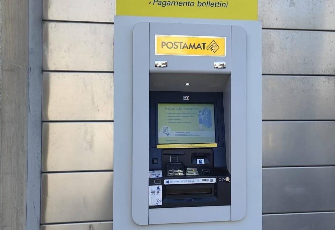 Poste Italiane: nuovi ATM Postamat a Mussomeli e Acquaviva Platani