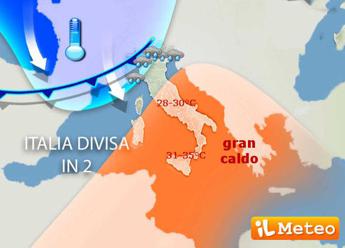 Il meteo spacca l’Italia tra maltempo e caldo estivo ma da domenica cambia tutto