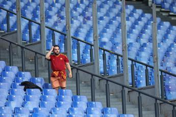 Roma-Udinese, Curva Sud vuota per protesta con la società