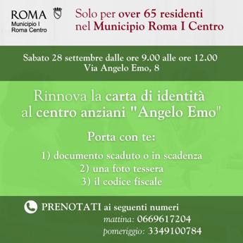 Roma, domani al centro anziani ‘Angelo Emo’ open day Cie per residenti Over 65 Municipio I