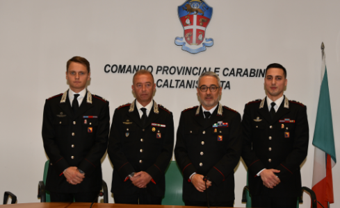 Caltanissetta. Comando Provinciale Carabinieri, insediati nuovi ufficiali