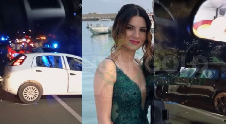 Incidenti stradali: ragazza 26enne morta ad Agrigento, 5 feriti