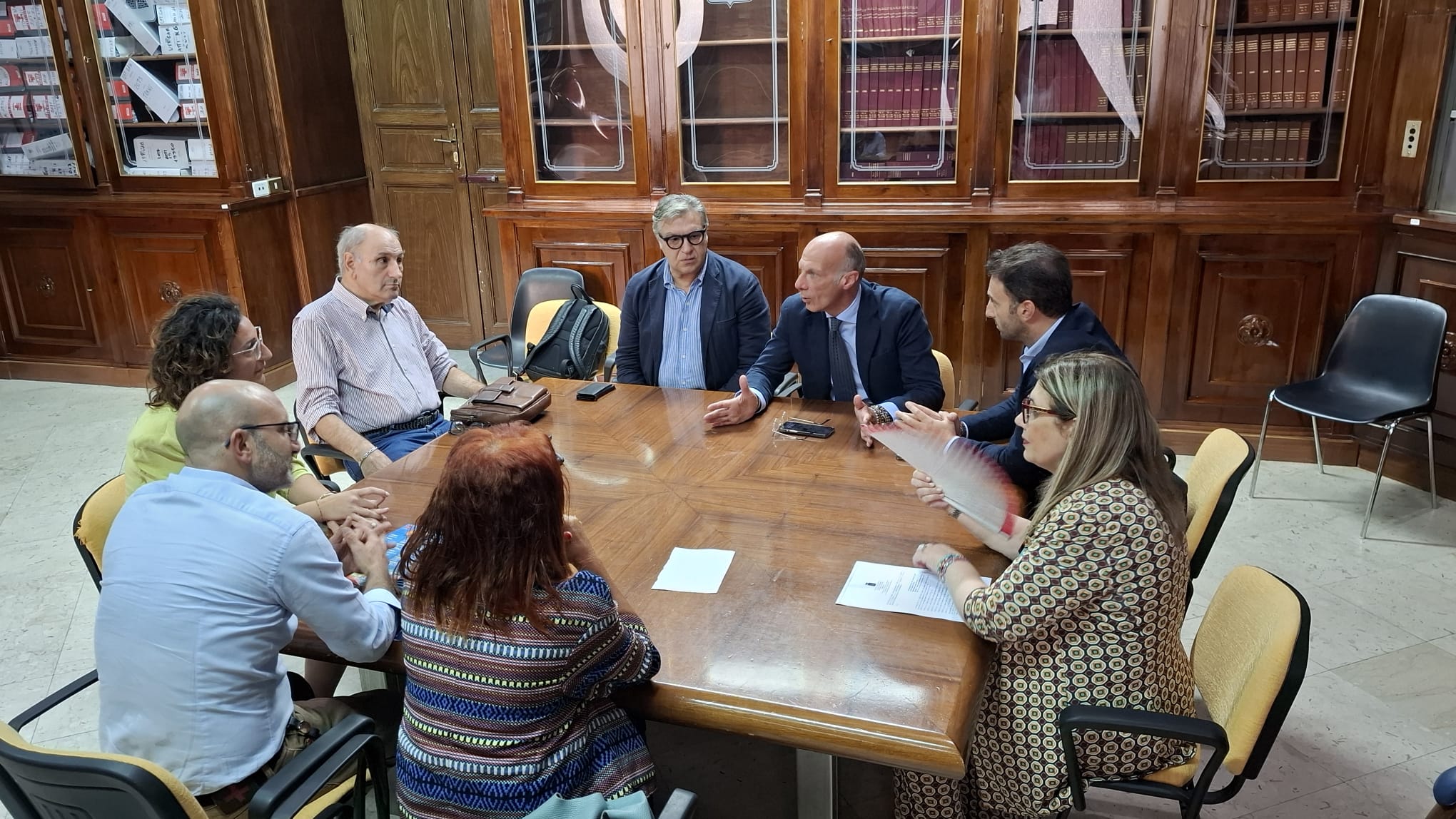 Caltanissetta. A Palazzo del Carmine incontro tra Cgil, Cisl e Uil e il sindaco per un dialogo sulle questioni del territorio