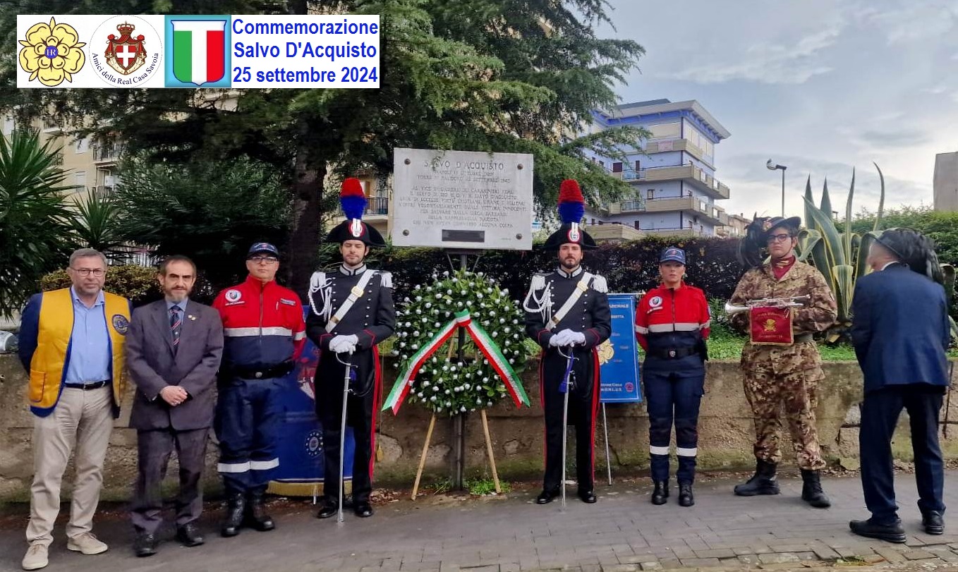 Caltanissetta. Ricordato il 25 settembre, e non il 23, l’81° anniversario del sacrificio del vice brigadiere dei Carabinieri Salvo D’Acquisto