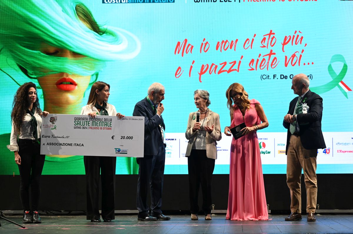 Giornata Salute Mentale, la Fondazione Dragotto premia il Progetto Itaca a Palermo