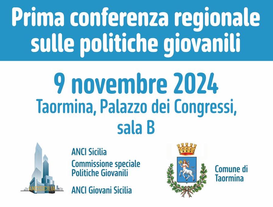 Politiche giovanili, a Taormina la prima conferenza regionale di Anci Sicilia