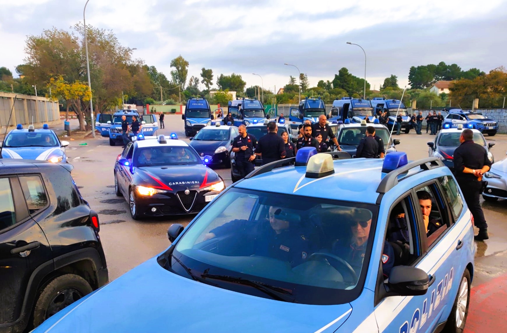 Nessun incidente nel derby Nissa – Sancataldese: servizio d’ordine impeccabile da parte di Polizia, Carabinieri e Polizia locale nissena