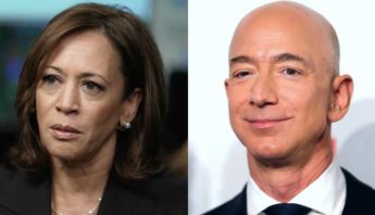 Bezos, il Ceo di Amazon blocca l’endorsement del Washington Post a Kamala Harris