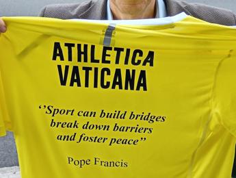 Di Sante alla maratona di New York con le parole del Papa: “Per sognare un mondo di pace”