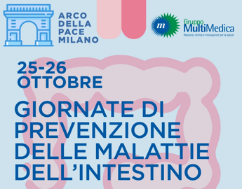 Milano, colon gigante all’Arco della Pace per scoprire segreti intestino