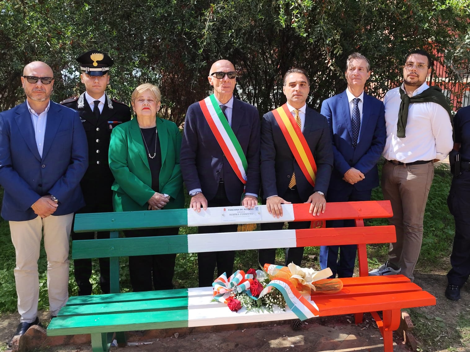 Caltanissetta. Norma Cossetto, inaugurata una “panchina del ricordo” a Villa Monica