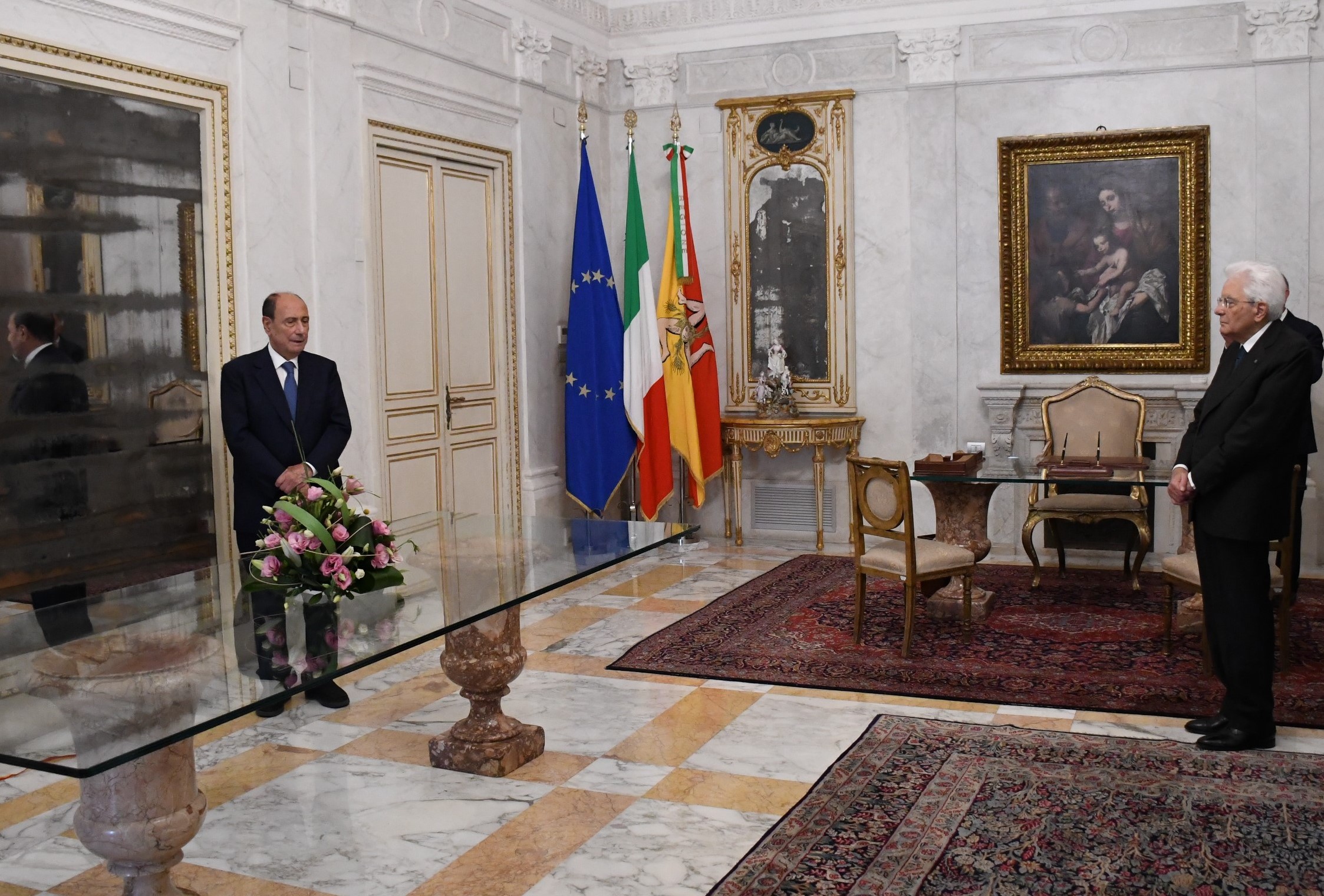 Palazzo d’Orléans, la Sala degli Specchi dedicata all’avvocato Maria Mattarella