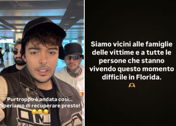 The Kolors bloccati in aeroporto: “L’uragano Milton ci ha fermati”