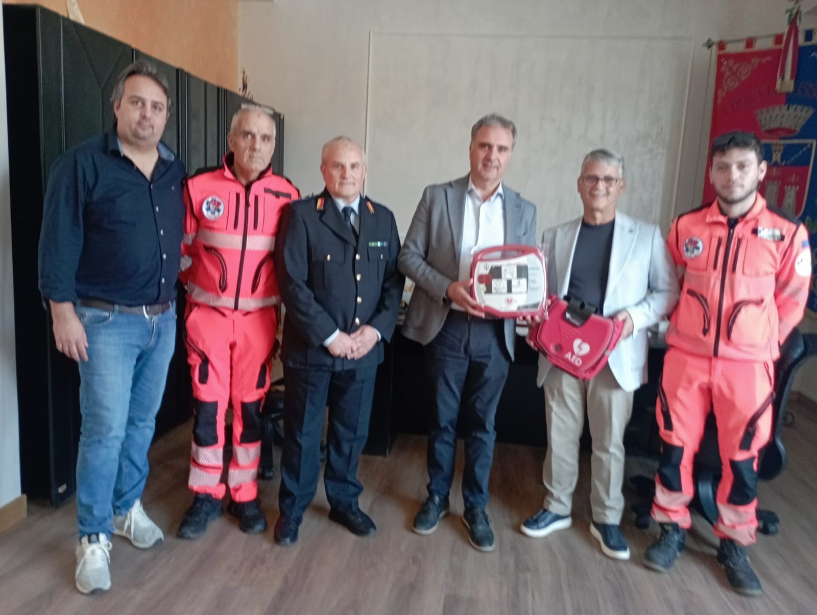 Anpas “Cuore Amico” Caltanissetta dona defibrillatore al Comune di Mussomeli