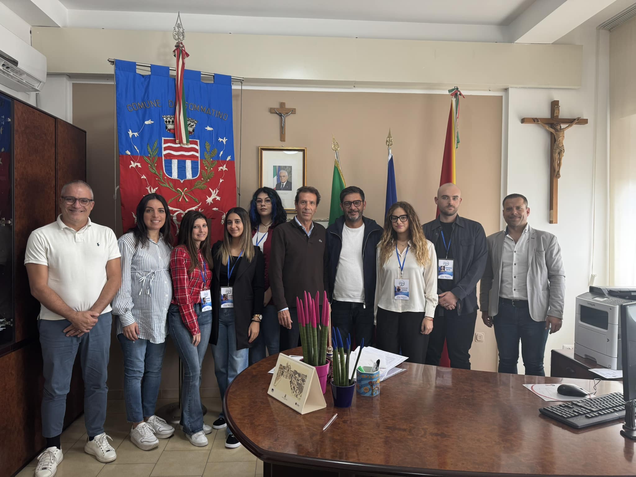 Sommatino. Incontro proficuo tra l’Amministrazione comunale e i giovani del Servizio Civile della Pro Loco