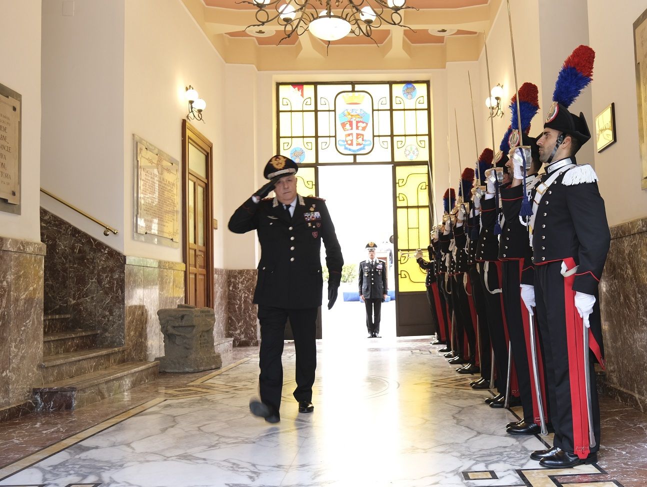 Generale Luzi in visita al Comando Interregionale Carabinieri “Culqualber”