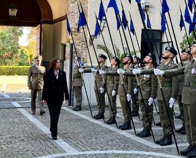 Il sottosegretario Rauti a Palermo in visita al Comando Militare Esercito Sicilia