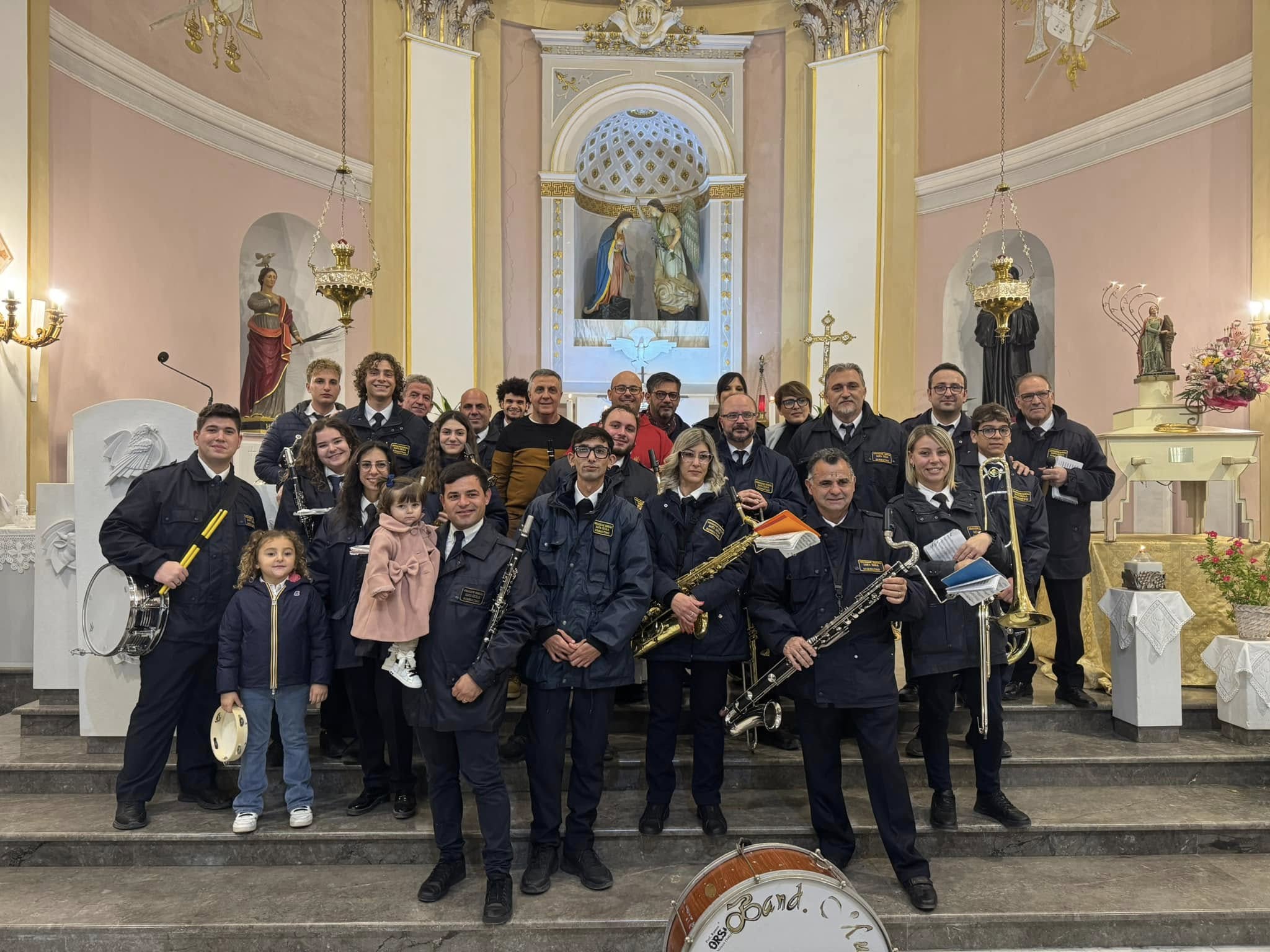 Sommatino. Messa in onore della patrona della musica Santa Cecilia con la presenza della banda musicale