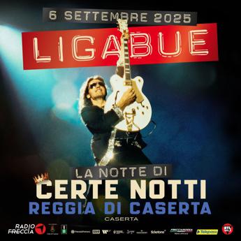 Continua la festa di Campovolo, Ligabue alla Reggia di Caserta a settembre