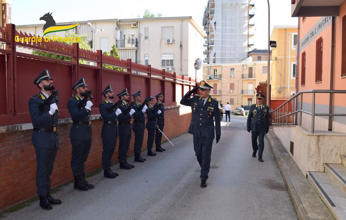 Caltanissetta. Il Comandante Interregionale dell’Italia Sud-Occidentale in visita al Comando Provinciale della Guardia di Finanza