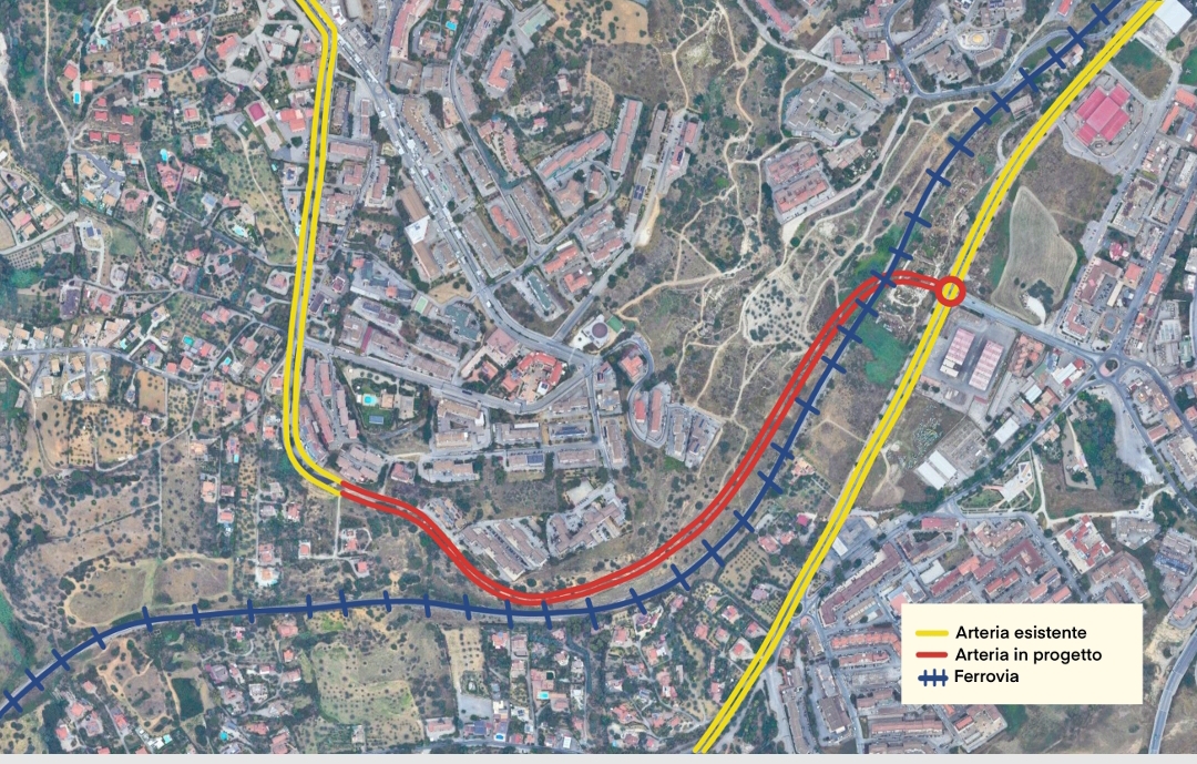 Caltanissetta. Progettazione del collegamento tra via Rochester e via Romita: il Comune destina 100 mila euro per la progettazione