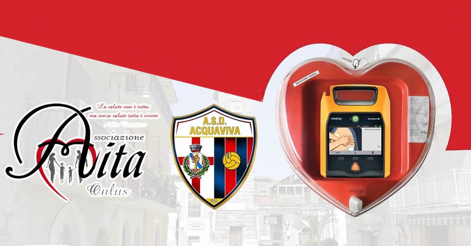 Acquaviva Platani, Protocollo d’intesa tra Associazione Sportiva dilettantistica e Associazione “Vita” Mussomeli  manutenzione defibrillatore