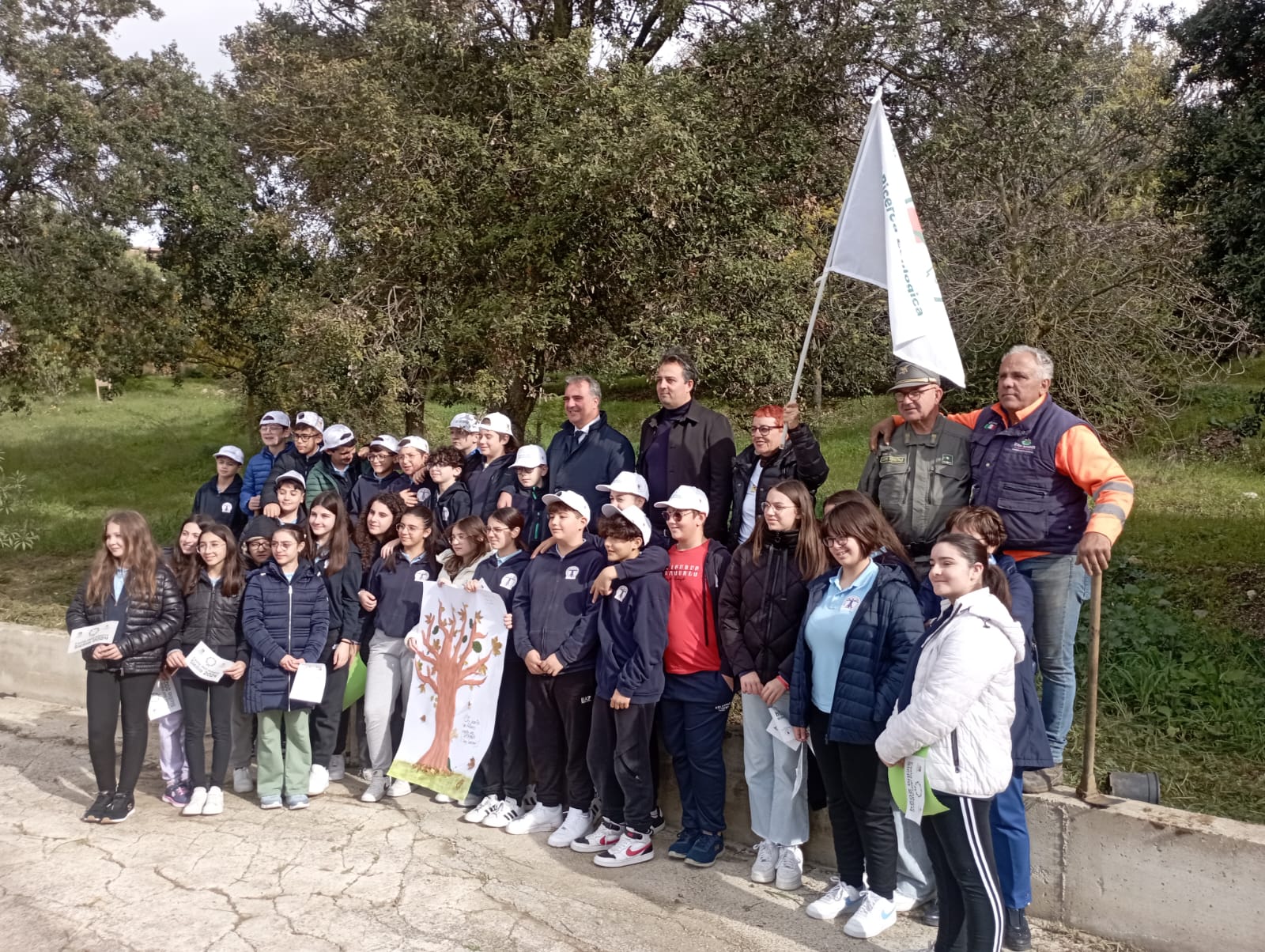 Mussomeli, celebrata la Festa degli Alberi: “chi pianta un albero, pianta una speranza”