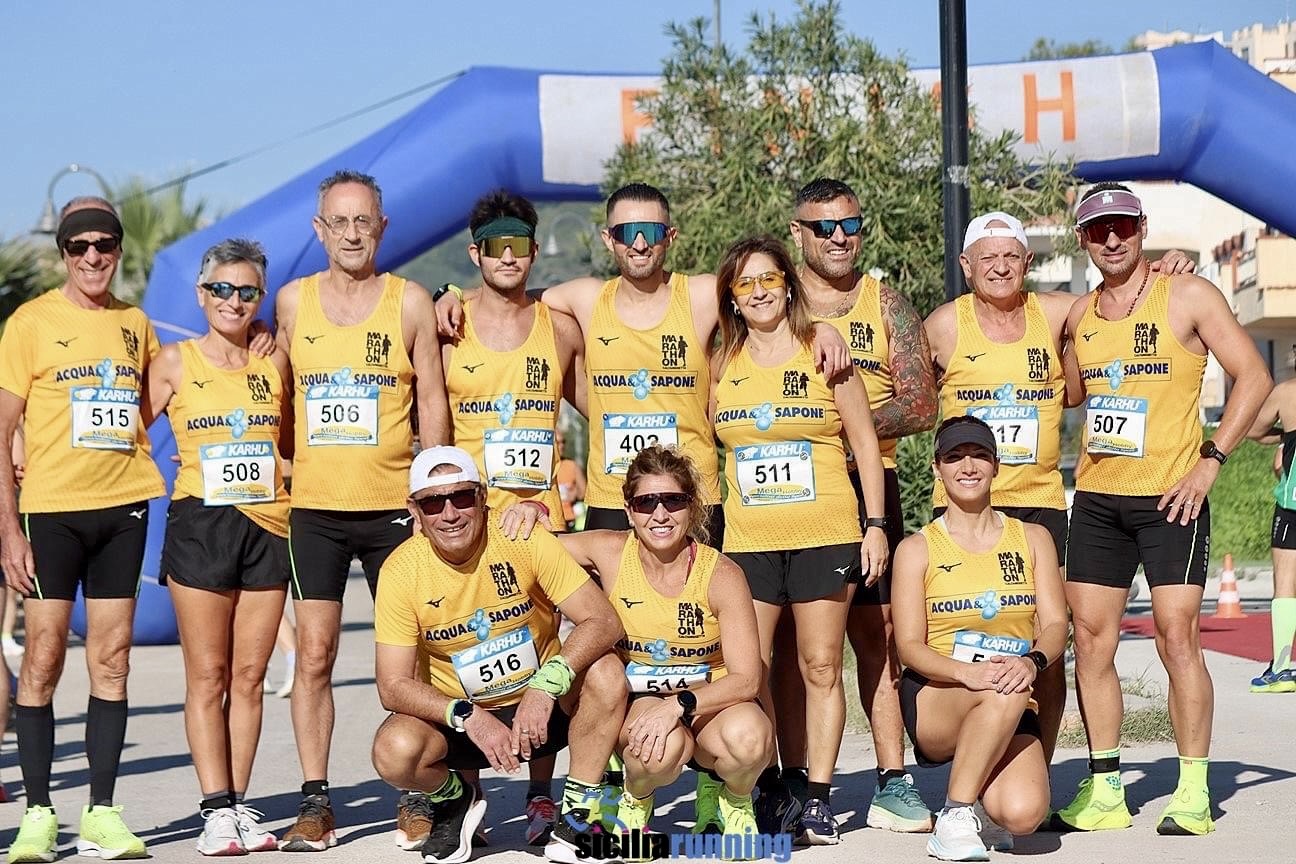 Successo per la Marathon Caltanissetta che brilla alla 16ª Gara di Corsa su Strada “Estate Riberese” a Seccagrande