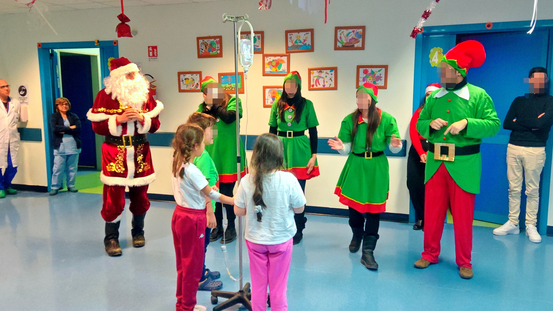 San Cataldo. Natale di Solidarietà: pizze, sorrisi e calore umano per i piccoli pazienti dell’ospedale “Sant’Elia”