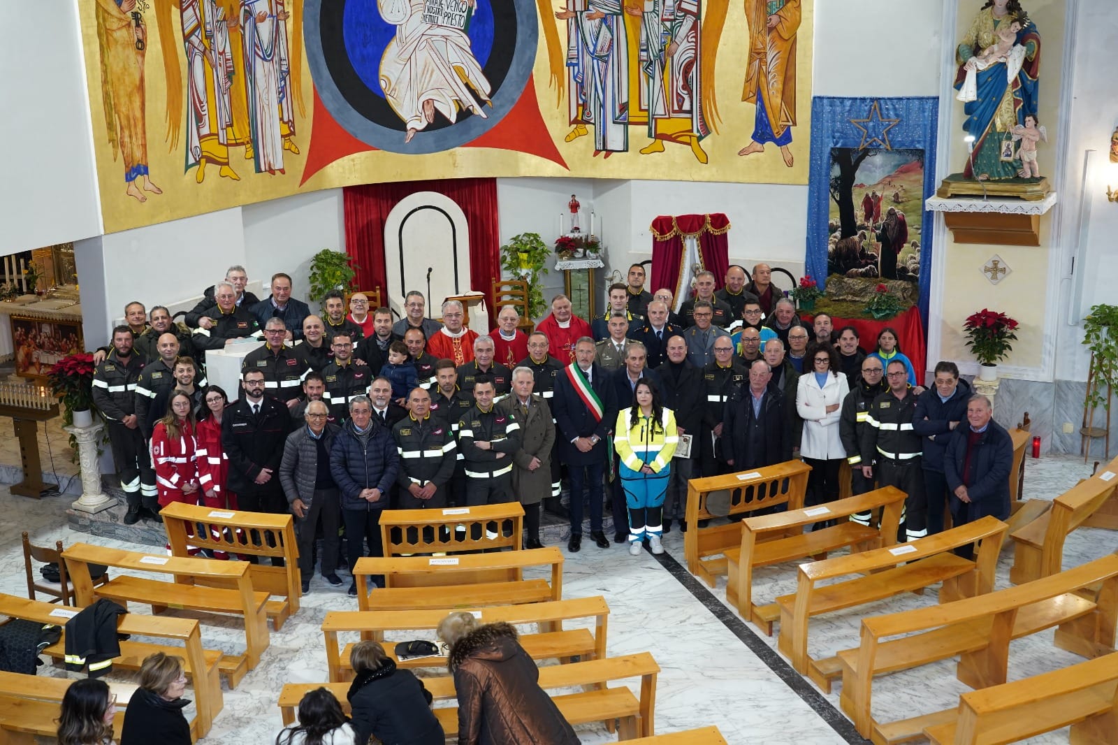 Mussomeli, celebrata la ricorrenza della giornata liturgica di Santa Barbara Patrona dei Vigili del Fuoco