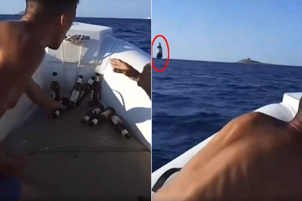 Lanciarono bottiglie di birra in mare dopo averle bevute compiacendosene sui social: denunciate 5 persone