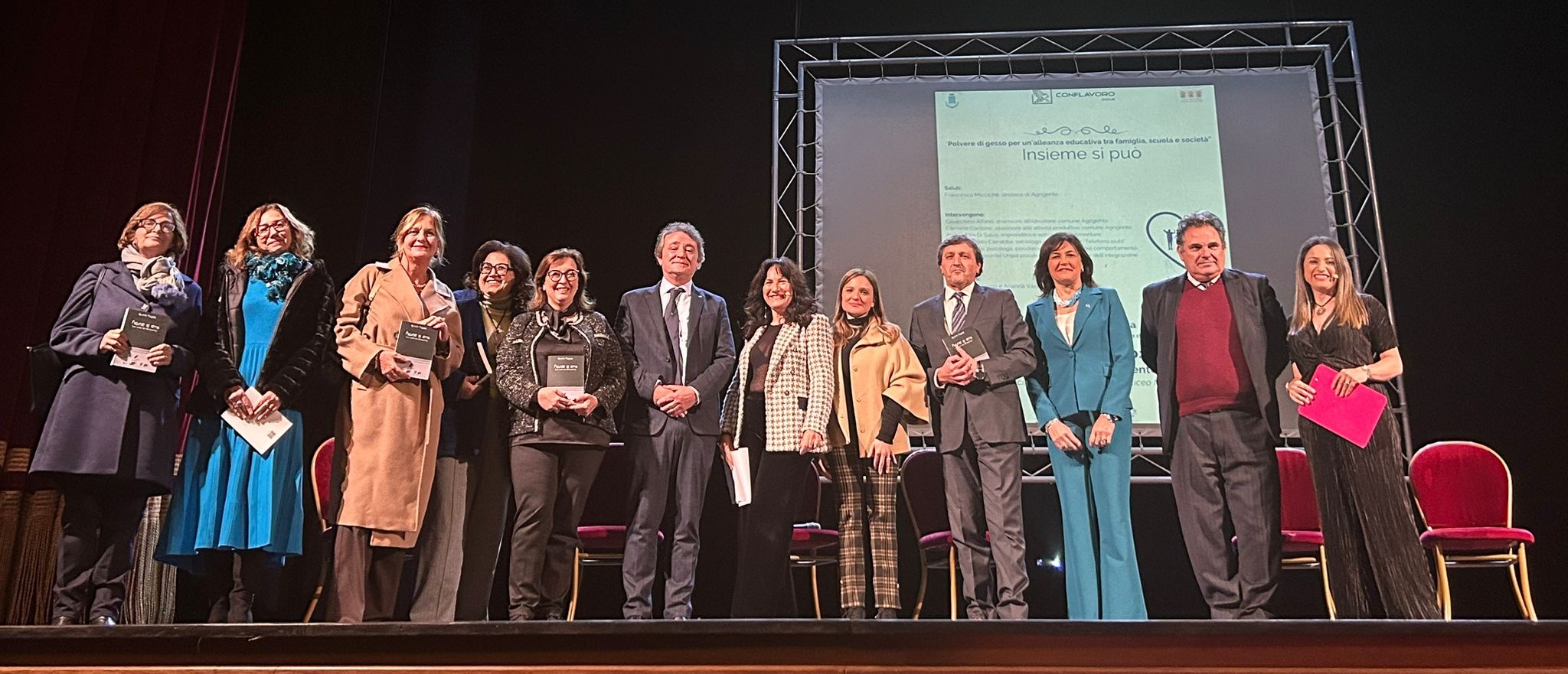 Al teatro Pirandello di Agrigento Conflavoro Sicilia incontra i giovani all’evento “Polvere di gesso per un’alleanza educativa tra famiglia, scuola e società”