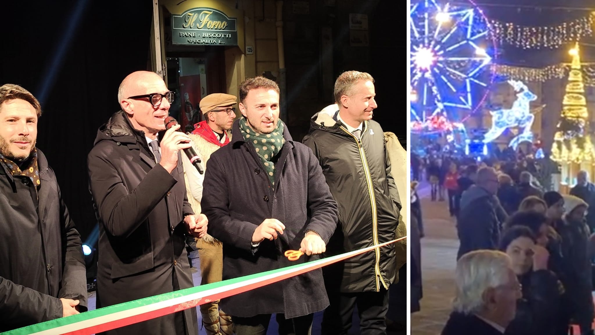 Caltanissetta, tagliato il nastro dei Mercatini di Natale: enogastronomia e artigianato locale in corso Umberto per celebrare l’eccellenza e la tradizione