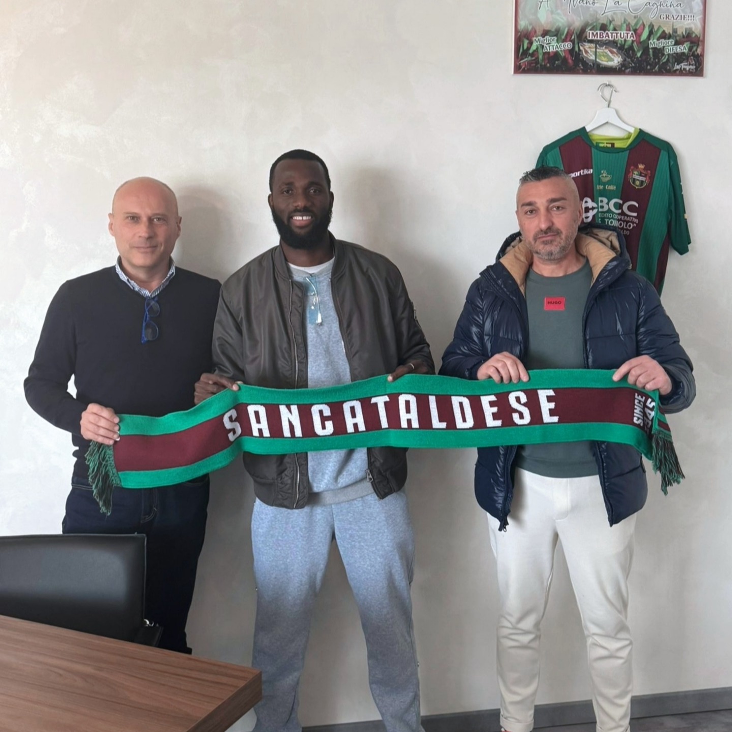 Serie D. Alla Sancataldese un gradito ritorno: Wilfried Kouame torna a vestire la maglia verdeamaranto